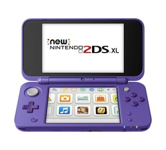 Nintendo NEW Nintendo 2DS XL Purple & Silver w/Charger [Loose Game/System/Item]